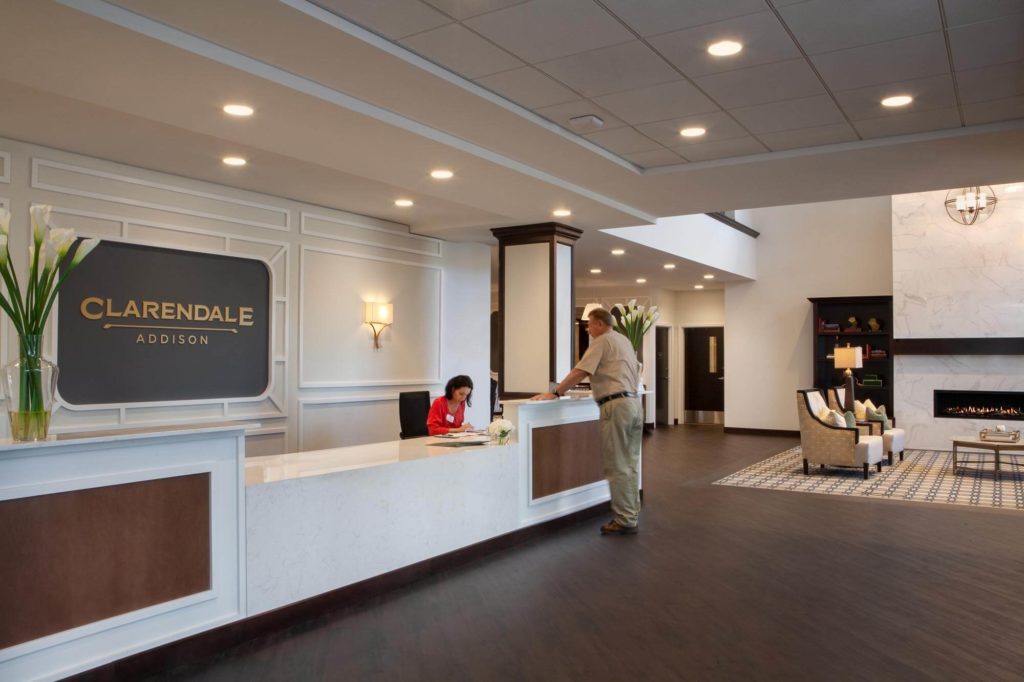 Clarendale Addison open lobby