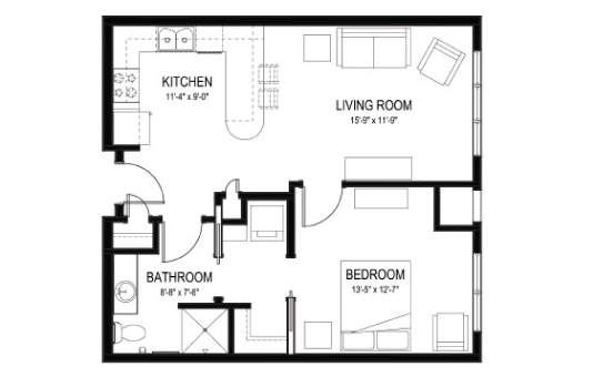 Addison Damen Floor PLan